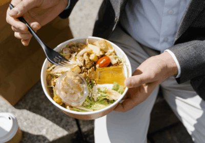 Cibo da asporto in vendita