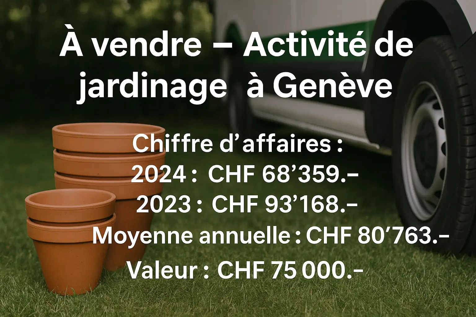 Azienda attiva in GE nell'importazione di prodotti alimentari e giardinaggio (attrezzature, clienti fedeli)