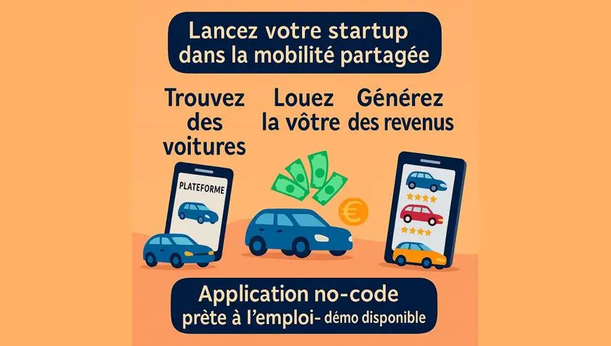 🚗 Application clé en main de location de voitures entre particuliers (développée en no-code)
